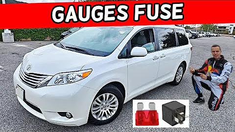 Cách kiểm tra cầu chì và bảng chia điện xe Toyota Sienna