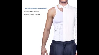 Vest Undershirt Slimming Tummy Tucker Lift Body Shaper for Men, Tummy Control Vest