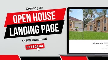 Tech Tip: Creating An Open House Landing Page on Command