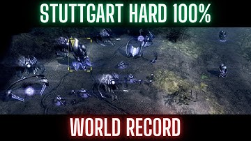 C&C3 Tiberium Wars Stuttgart [Hard, 100%] WORLD RECORD