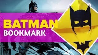 Time-Lapse - Diy Batman Bookmark Corner Tutorial
