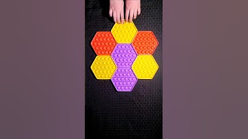 Hexagonal Pop-Its ASMR #shorts