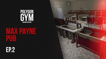 Creating 3D Game Environment | Max Payne Pub | Ep.2 | Blender modeling |