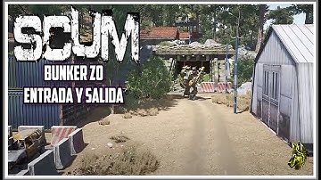 SCUM TUTORIAL Español Latino - BUNKER ZO  COMO ENTRAR Y SALIR DE MANERA RAPIDA Y EFECTIVA