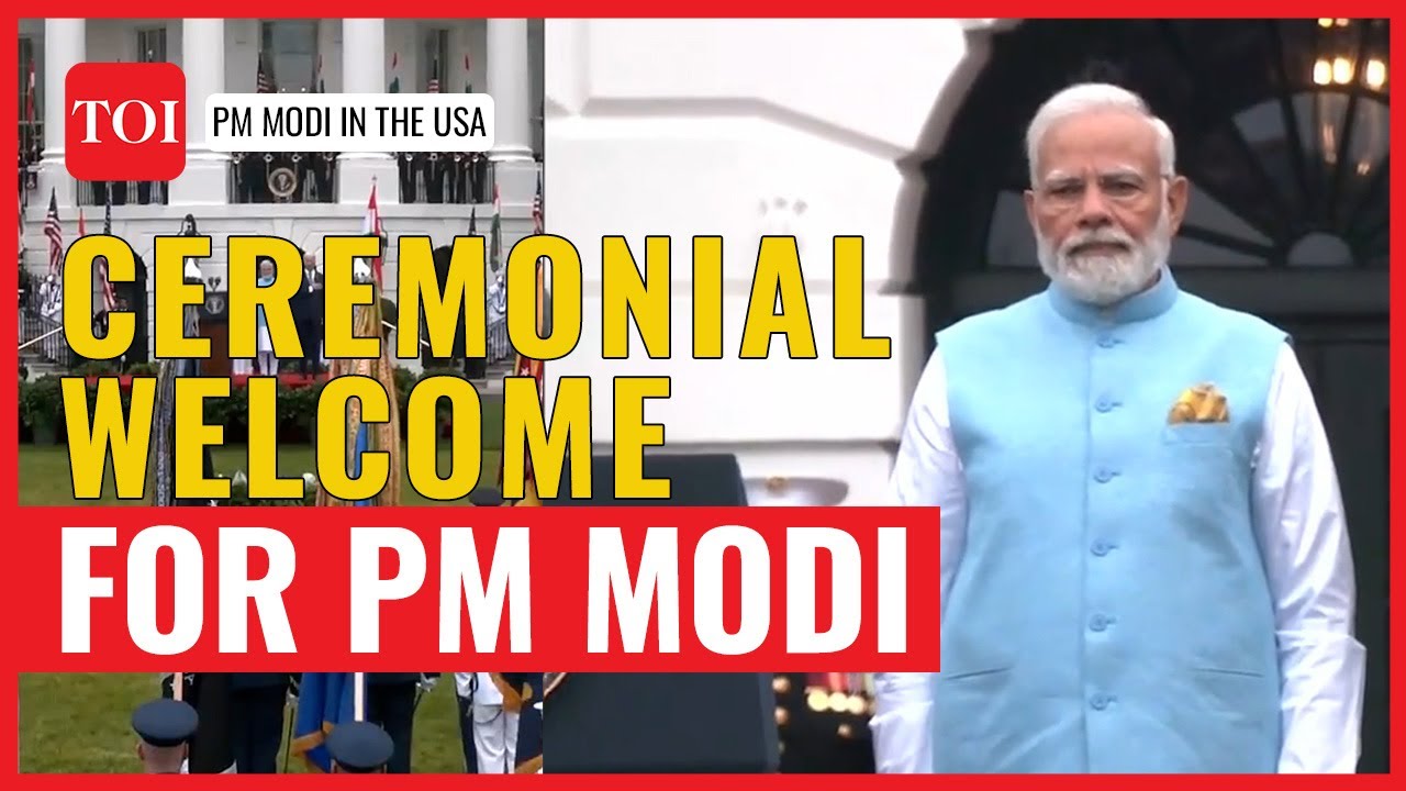 PM Modi's Ceremonial Welcome at the White House: A Historic Moment