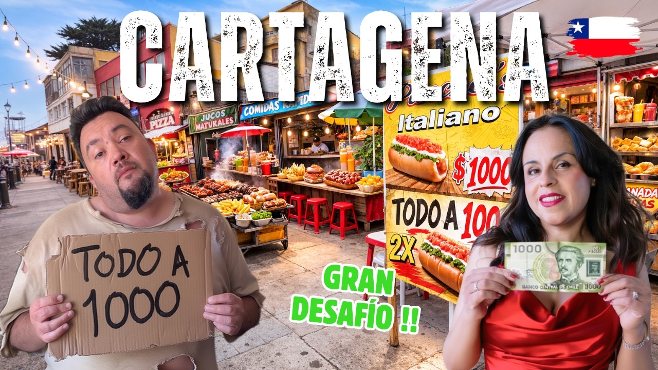¿Se puede sobrevivir en Cartagena, Chile con solo $1.000? 😱