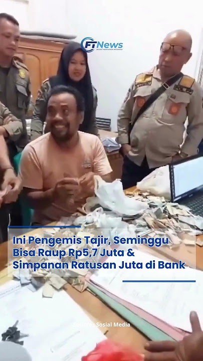This is a Rich Beggar, Earns IDR 5.7 Million in a Week, Hundreds of Millions in Savings in the Bank