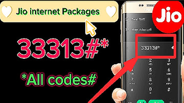 Jio internet Packages & ussd Codes 📣