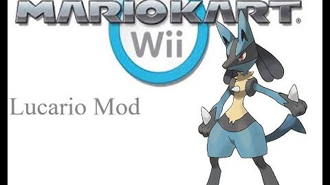 Mario Kart Wii Lucario custom character mod
