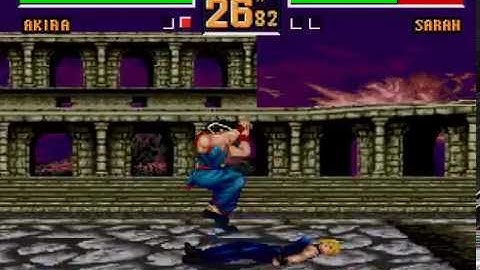 Virtua Fighter 2 (1996) - Sega Genesis - Gameplay