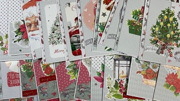 How Many Cards Can I Create Using 2 6x6 And 1 A5 Christmas Paper Pad