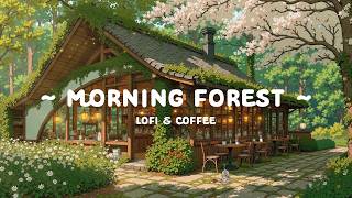 Morning Forest 🍃 Deep Focus Day with Soft Lofi Cafe ⛅ Morning Vibe for calm / work / study screenshot 1