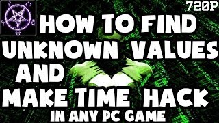 How to find Unknown Values / Time Cheat in any PC Game