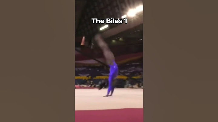 Simone Biles nailing the Biles 1 🤯😳 #fyp #explore #explorepage  #simonebiles #flips #gym #gymnastics