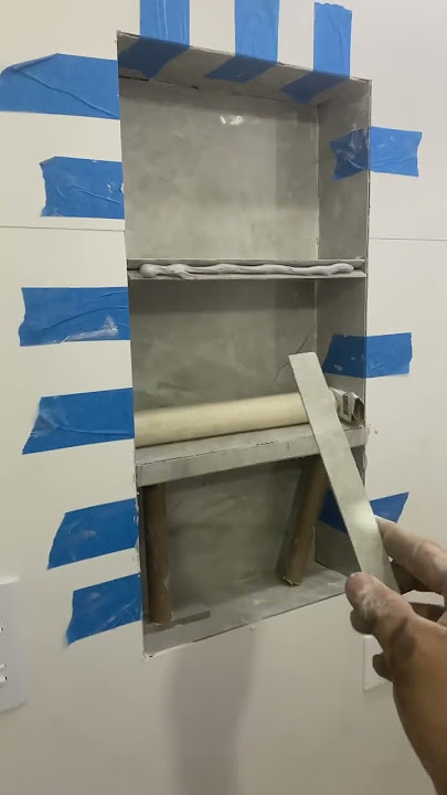 JÁ VIRAM NICHO VERTICAL, COM PRATELEIRAS REVESTIDA COM A PRÓPRIA PEDRA ?