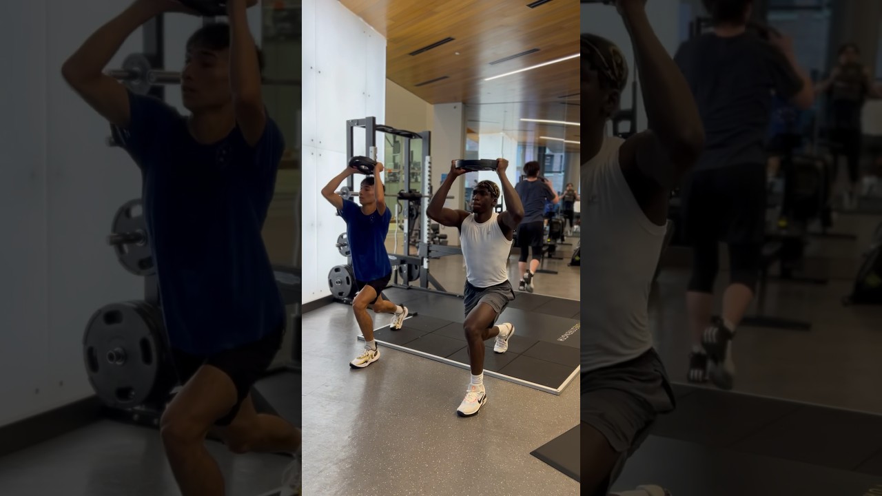 Load and Explode:  Stronger Core with Reverse Lunge w Plate Drive‼️ ( Bachier) 