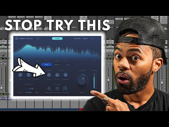 Stop Ruining Your MASTERS TRY THIS | LANDR Mastering Plugin class=