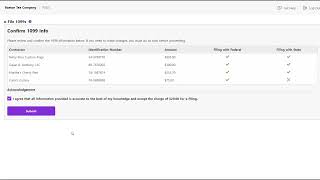Optional 1099 e-filing