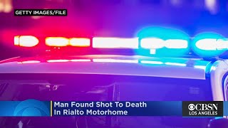 Man Found Shot To Death In Rialto Motorhome