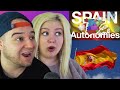 Geography Now - Autonomous Regions of SPAIN Explained | AMERICAN COUPLE REACTION