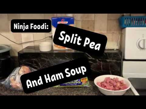 Classic pea & ham easy slow cooker soup recipe :) Cook with me!. 