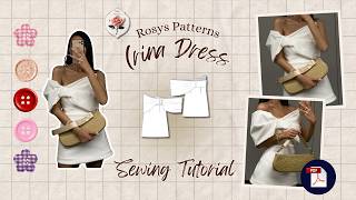 Sewing Tutorial Video Mini Bow Neckline Dress
