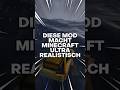Sieht Minecraft bald wirklich SO aus?😳 #minecraft #minecraftmods #minecraftrealistic