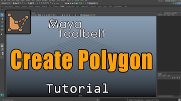 The Maya Toolbelt - Create Polygon Tool