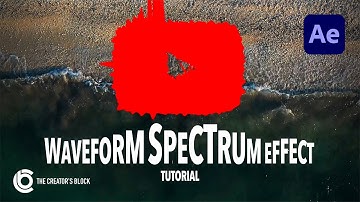 AUDIO VISUALIZER EFFECT // Audio Waveform Logo Spectrum // After Effects Tutorial