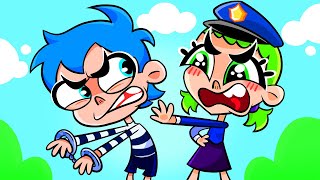 Police Girl Song 🚓 | Funny Game 😻 | Kids Songs \& Nursery Rhymes 🙂