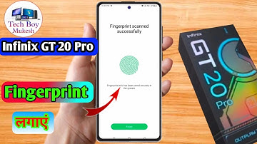 infinix gt 20 pro fingerprint lock kaise lagaye, infinix gt 20 pro fingerprint setting
