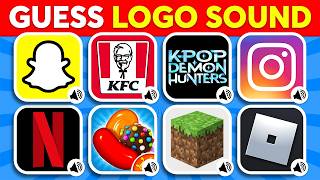 Guess The Logo Sound Challenge 🍏🔊🥇 McDonald's, Netflix, Minecraft, Coca-Cola