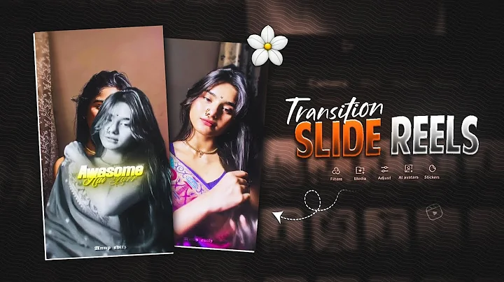 Transition Slide Reels Edit In Capcut | Trending Transition Reels Editing 🏵️