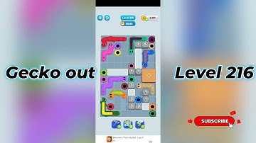 Gecko Out Level 216 Walkthrough 🧩 | Step-by-Step Puzzle Guide | SolutionGuruji