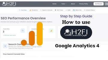 H2Fi SEO Audit tool | Google Analytics 4 or GA4 Report Explained | Step by Step Tutorial.