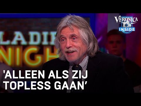Johan op bezoek bij Ladies Night? 'Alleen als zij topless gaan zitten!' | VERONICA INSIDE