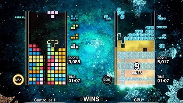 (FLASHING LIGHTS WARNING) A Tetris Effect Connected Zone Battle but in slow motion