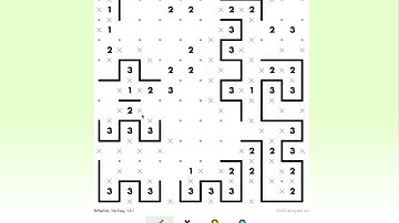 Slitherlink Demonstration 02 -  More Patterns Step by Step