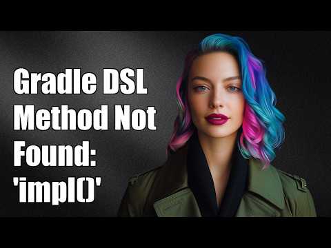 Gradle DSL method not found: 'implementation()'