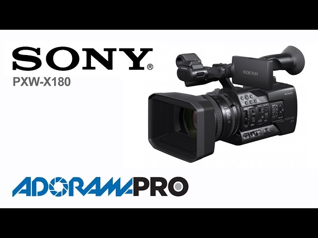 Sony PXW-X180: Product Update with Mitch Goldman - YouTube