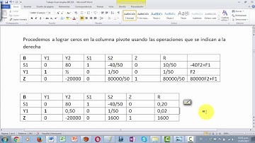 Solucion de Primal Simplex utilizando el dual Video 2