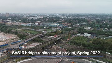 SAS13 bridge replacement project, Spring 2022