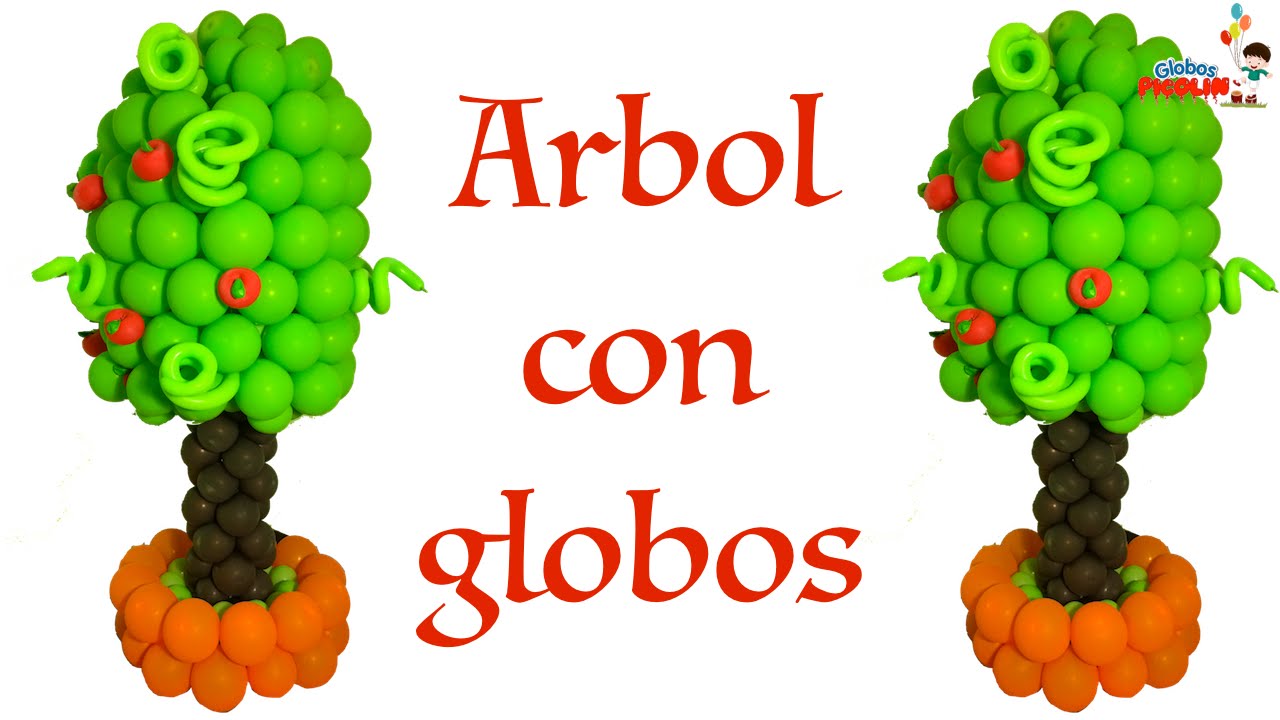 Como hacer un arbol con globos # 38 decoraciones de uñas para niñas