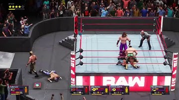 WWE 2K20-PS4 Wrestle War Universe Mode Day 1 Raw