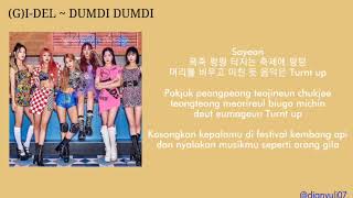 (G)I-DEL 'DUMDI DUMDI' (여자 아이들) [HAN/ROM/INA] Lyrics | Lirik Terjemahan Indonesia