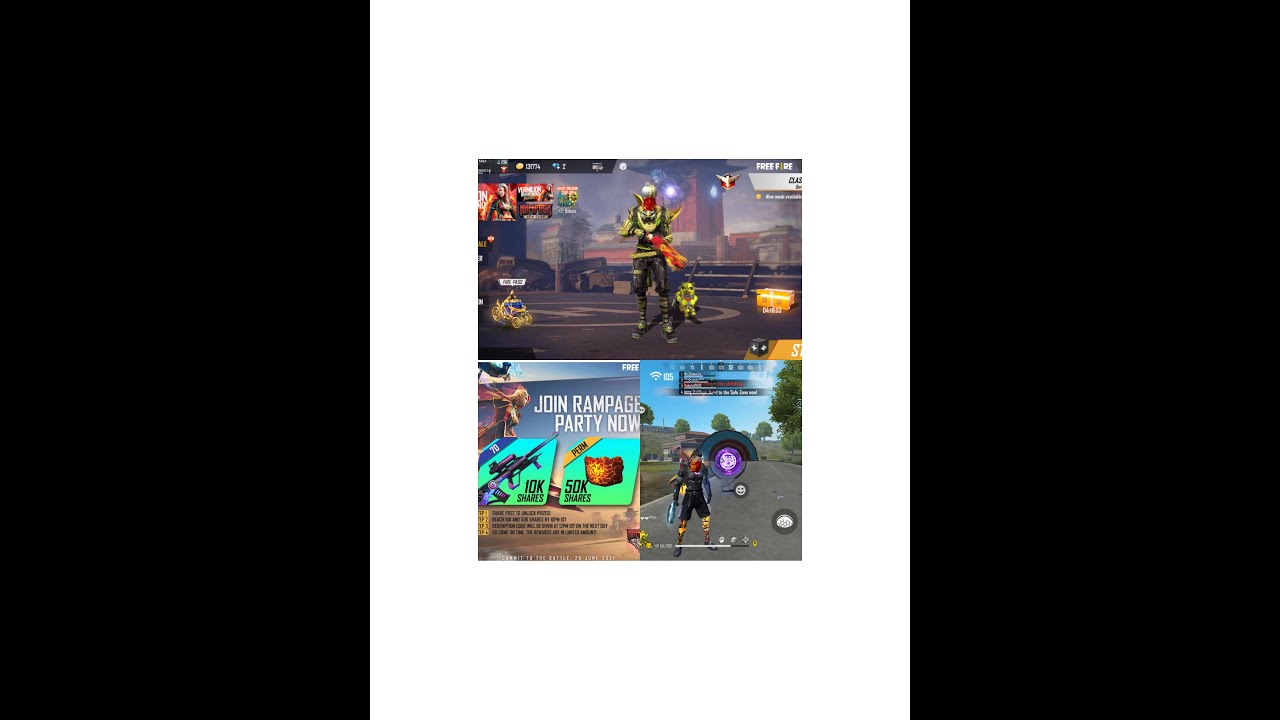 TONIGHT UPDATE | CLAIM FREE RAMPAGE REWARDS | 26 JUNE REDEEM CODE FREE REWARDS FREE FIRE