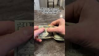 How to tell United States currency apart when Blind…Low Tech to High Tech solutions. #blind #money