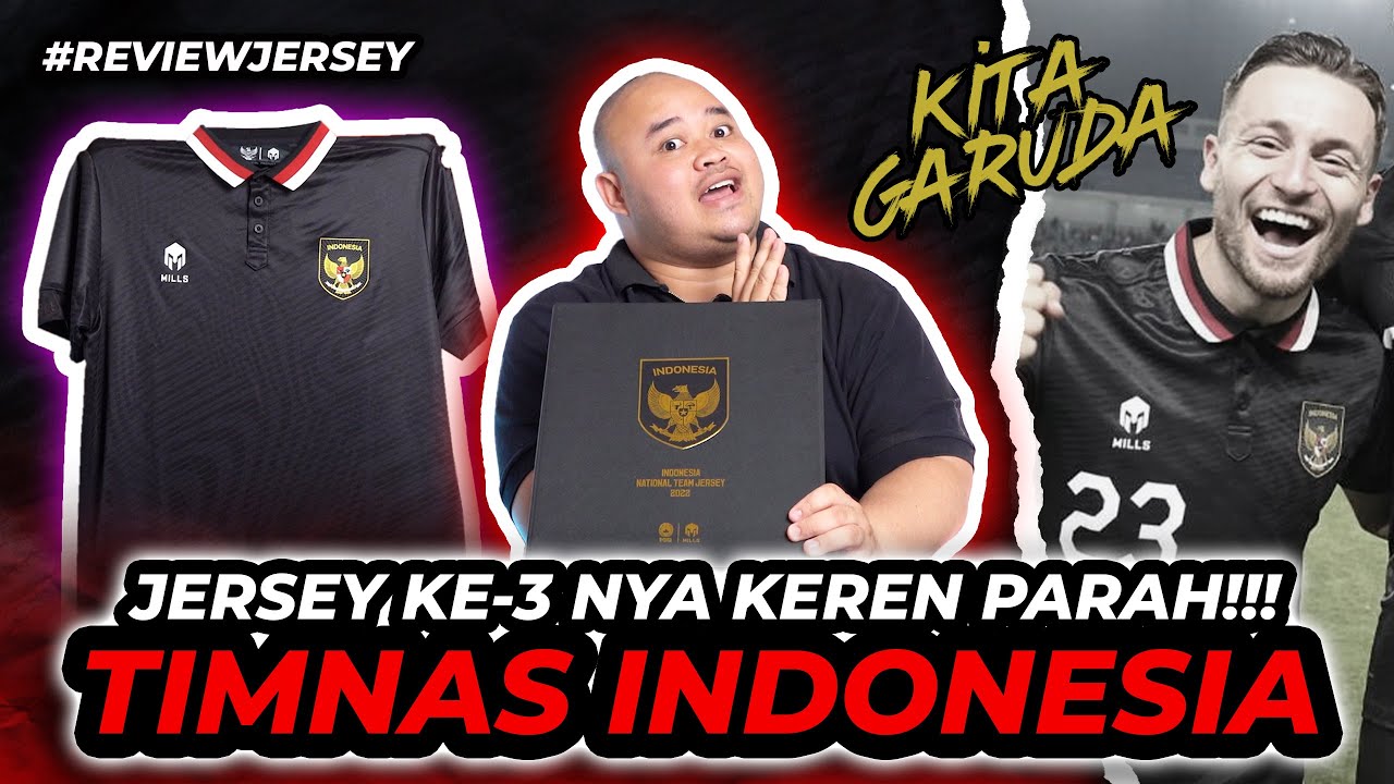 Plak opnieuw Spruit Populair KEREN PARAH JERSEY NYA!!! TIMNAS INDONESIA ALTERNATE JERSEY 2022 BY MILLS  #reviewjersey - YouTube