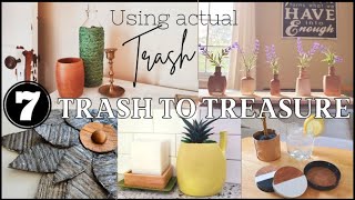 AWESOME DIY RECYCLE CRAFT PROJECTS for all AGES! TRASH TO TREASURE CARDBOARD, PLASTIC & JAR LIDS