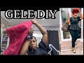 Gele DIY Step by Step simple Party Guest Headwrap